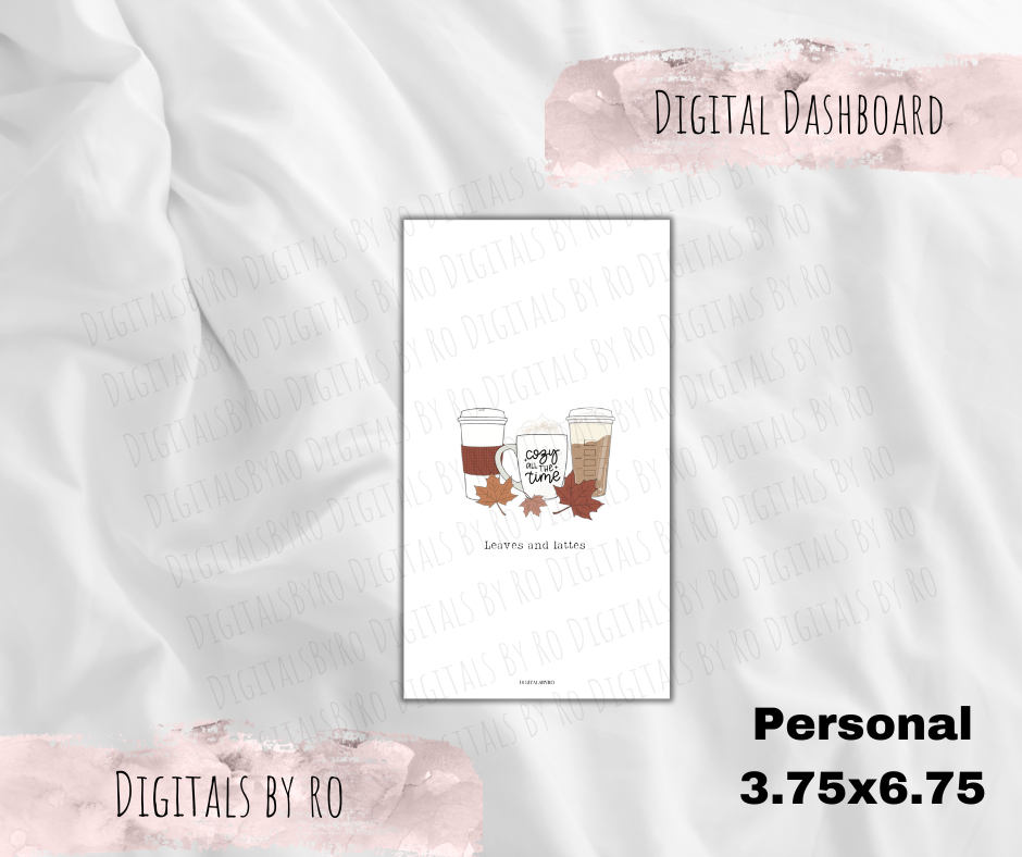 Lattes and leaves Dashboard