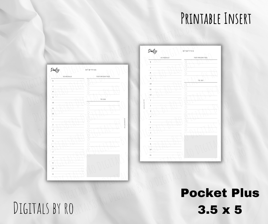 Minimal Daily Insert