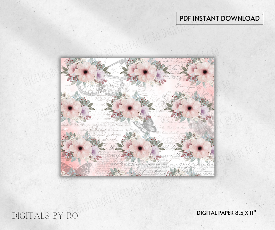Floral Writing Paper
