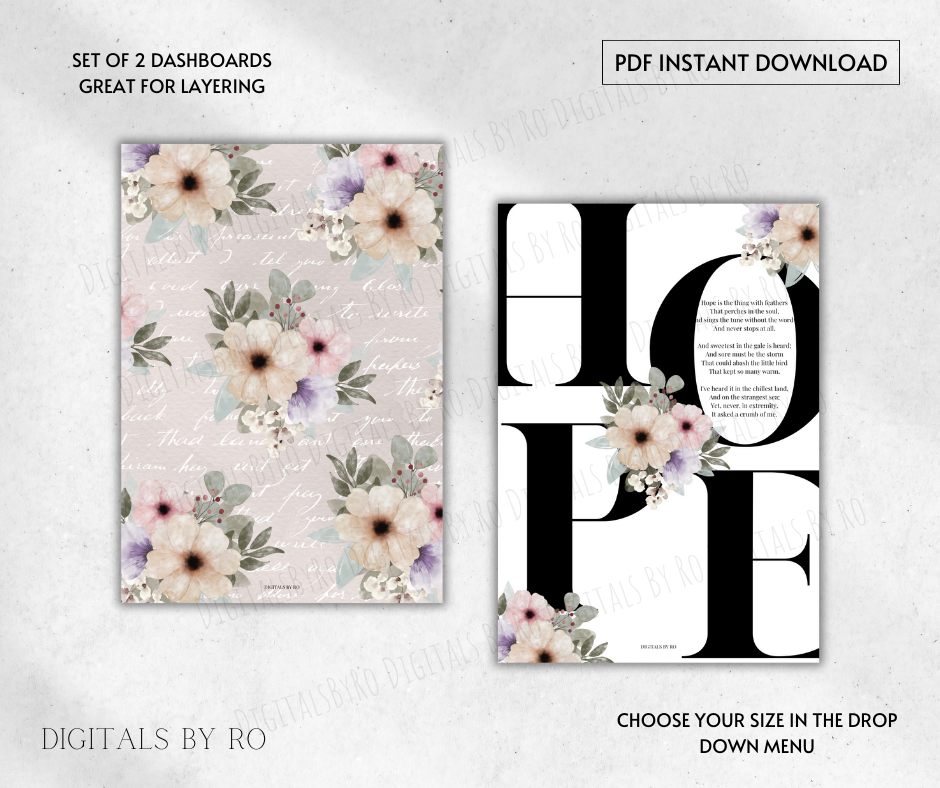 Hope is... Dashboard Set