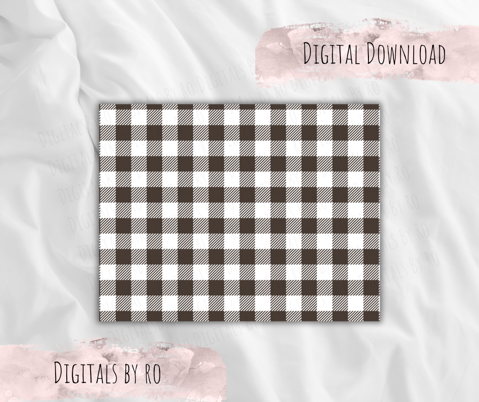 Chocolate Gingham