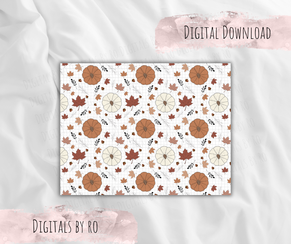 Pumpkins and Foliage Paper/Vellum