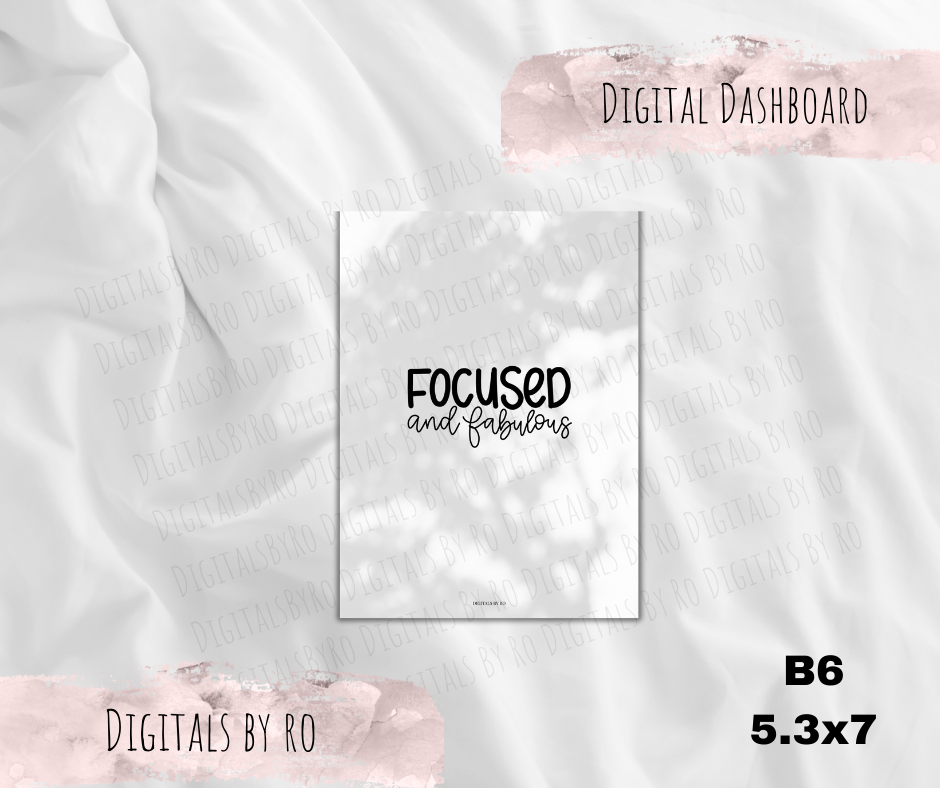 Focused Dashboard