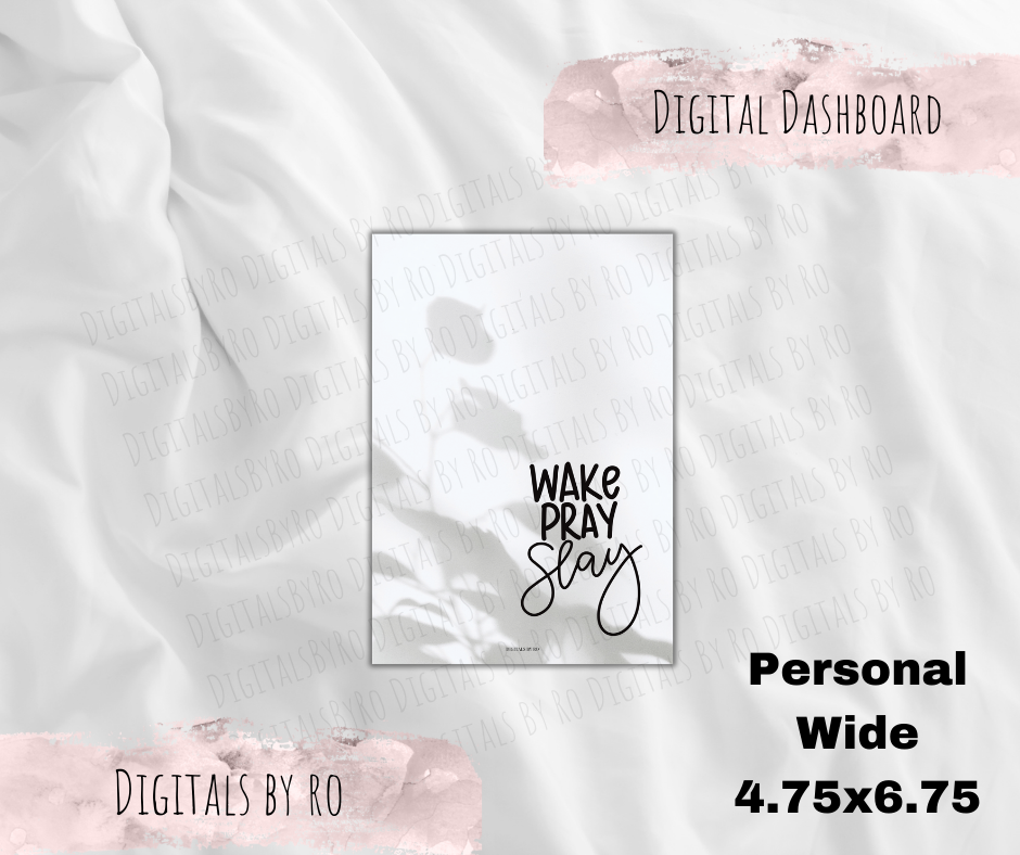 Wake, pray slay Dashboard