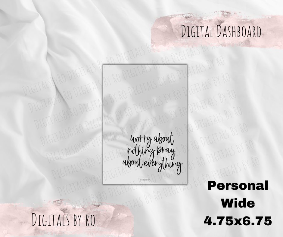 Philippians 4:6 Dashboard