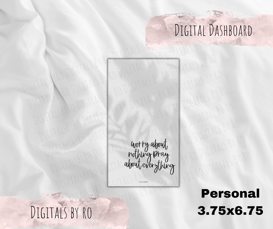 Philippians 4:6 Dashboard