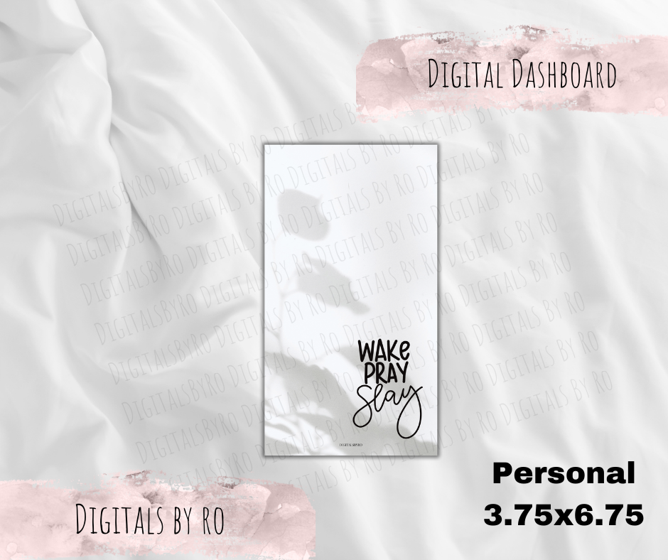 Wake, pray slay Dashboard