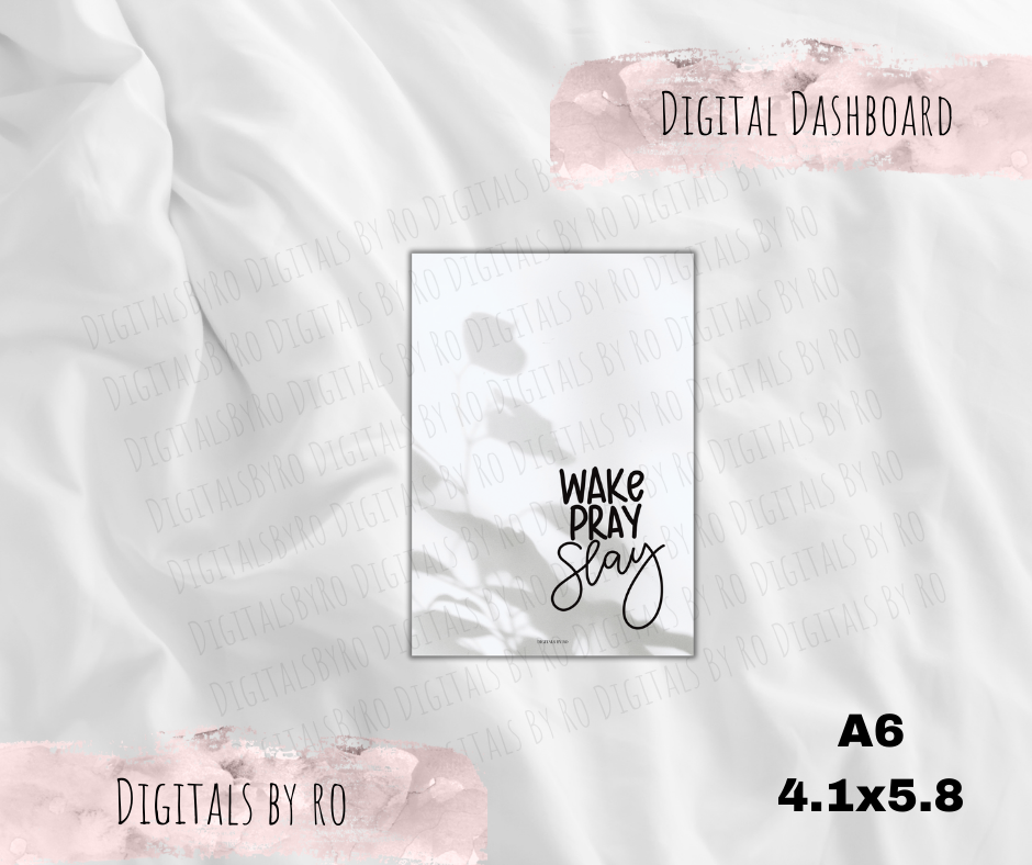 Wake, pray slay Dashboard
