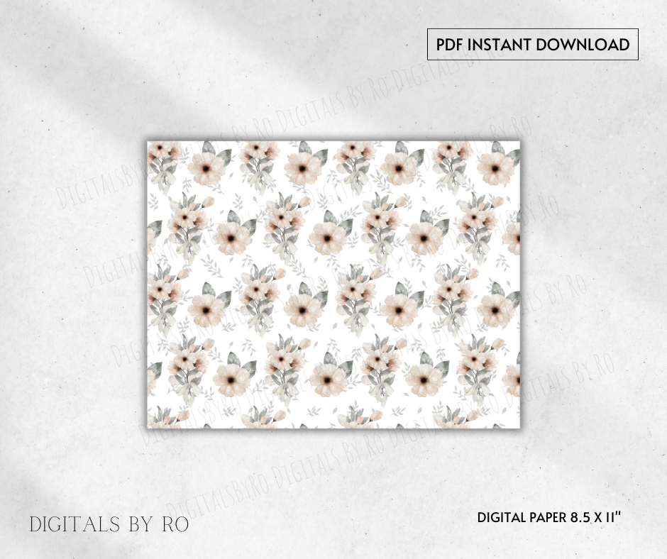 Shabby Chamomile Vellum