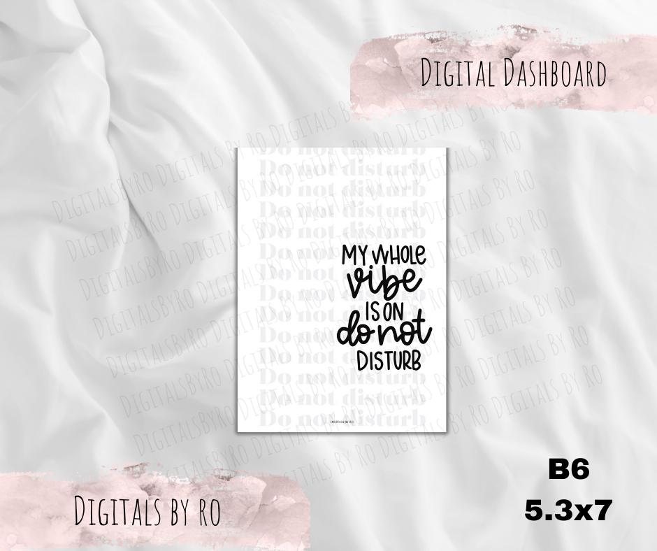 Do not Disturb Dashboard