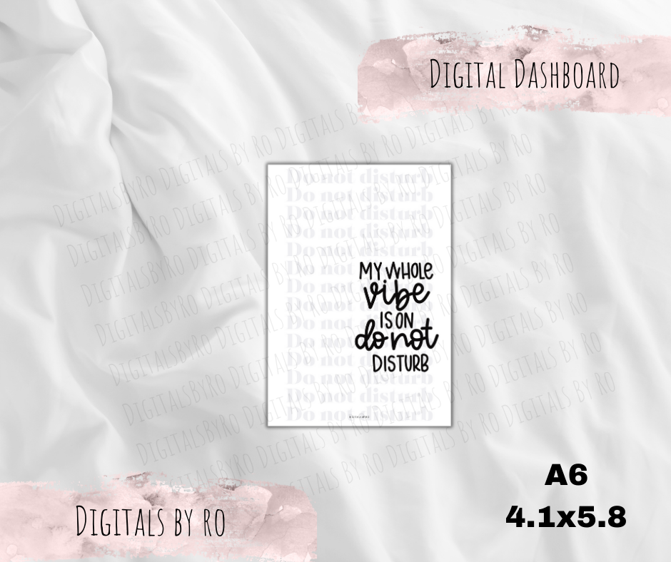 Do not Disturb Dashboard