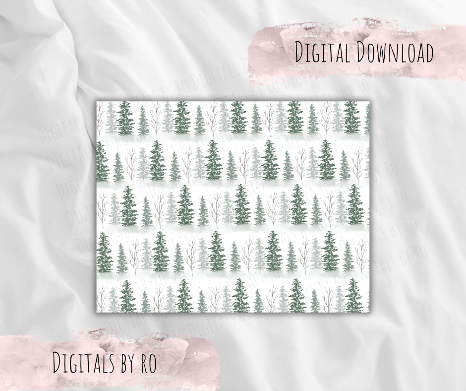 Evergreen Forest Vellum/Paper