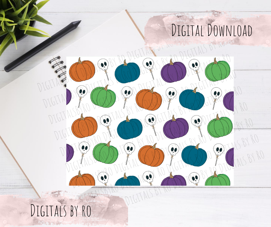 Bold Pumpkins Vellum