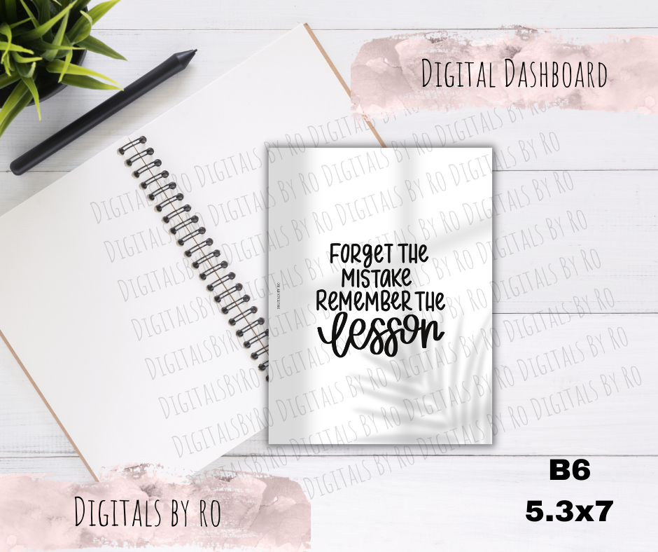 Lesson Printable Dashboard