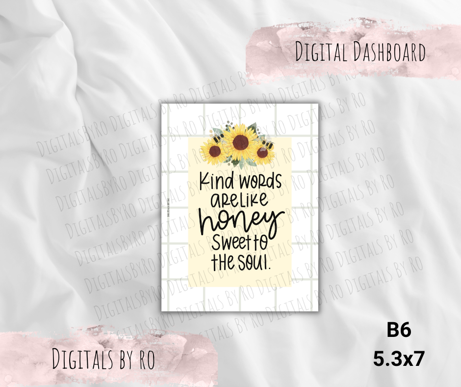 Kind Words Dashboard