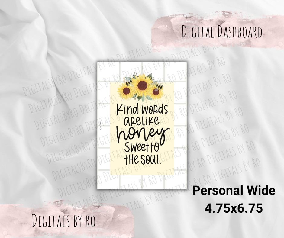 Kind Words Dashboard