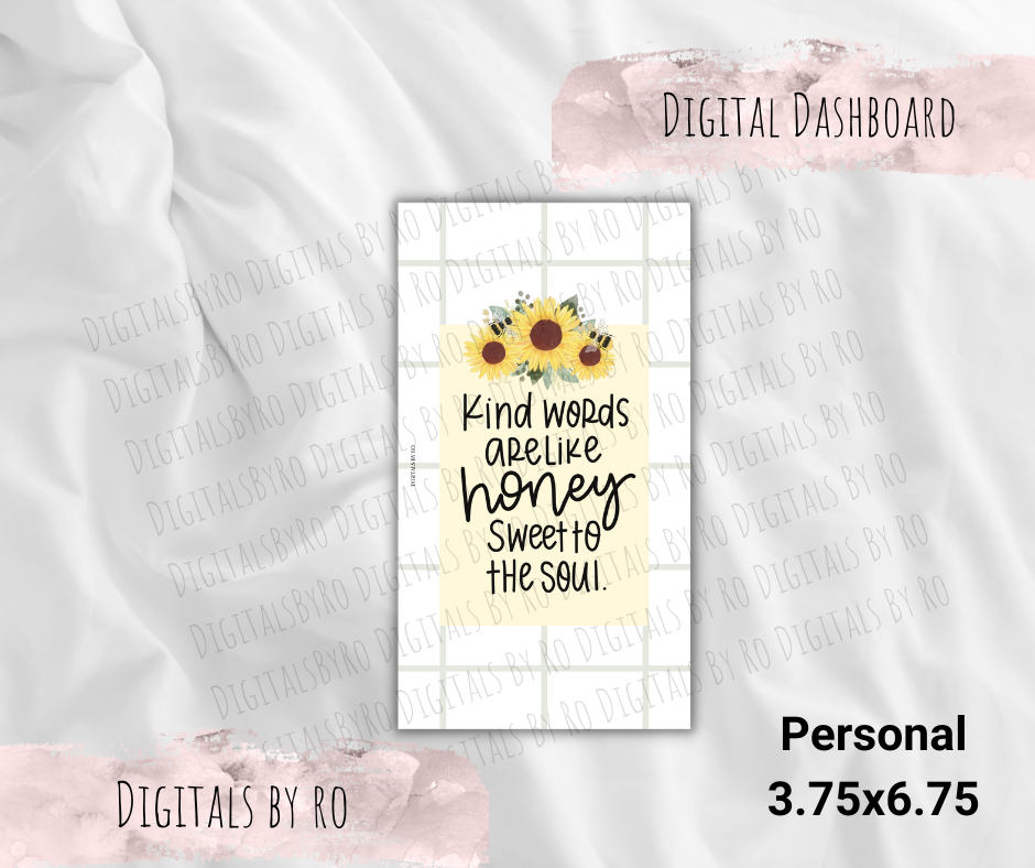 Kind Words Dashboard