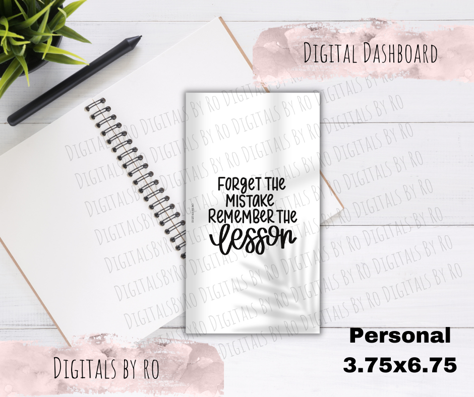 Lesson Printable Dashboard