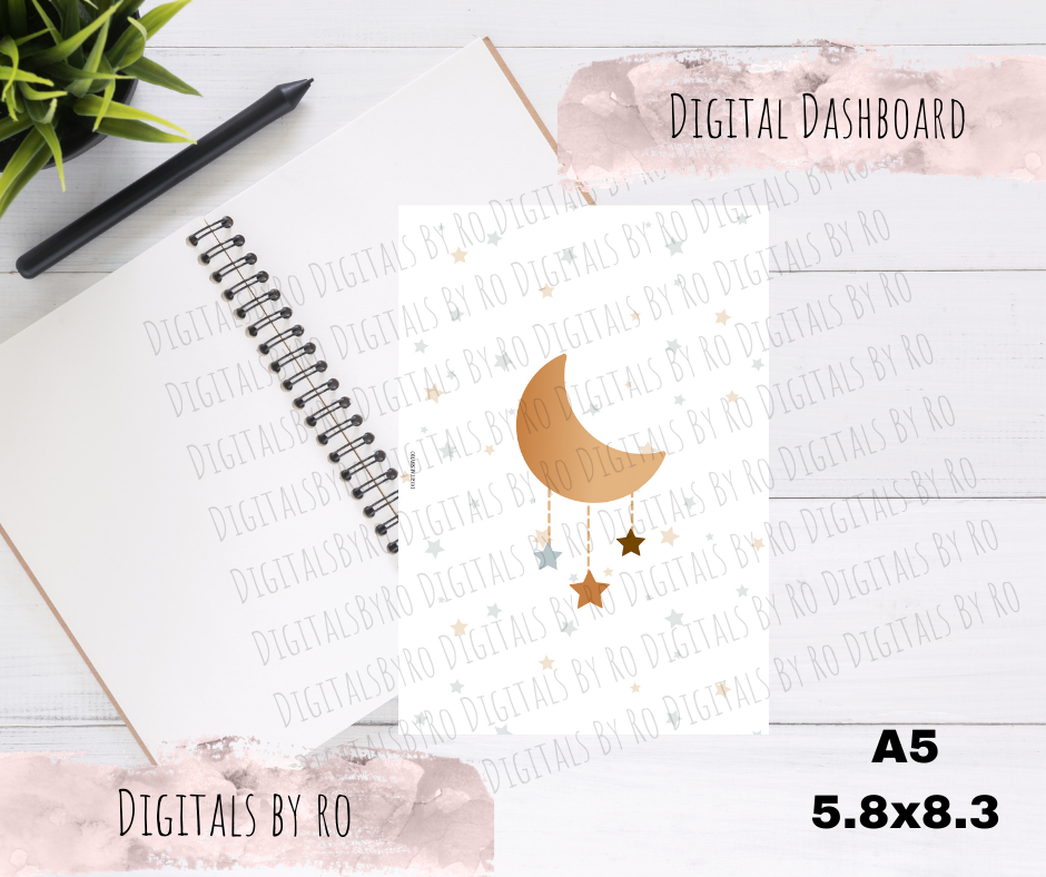 Moon & Stars A5