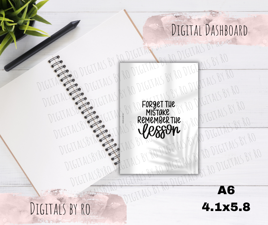 Lesson Printable Dashboard