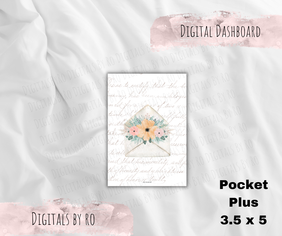 Floral Letter Dashboard