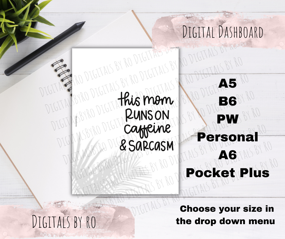 Sarcasm Printable Dashboard