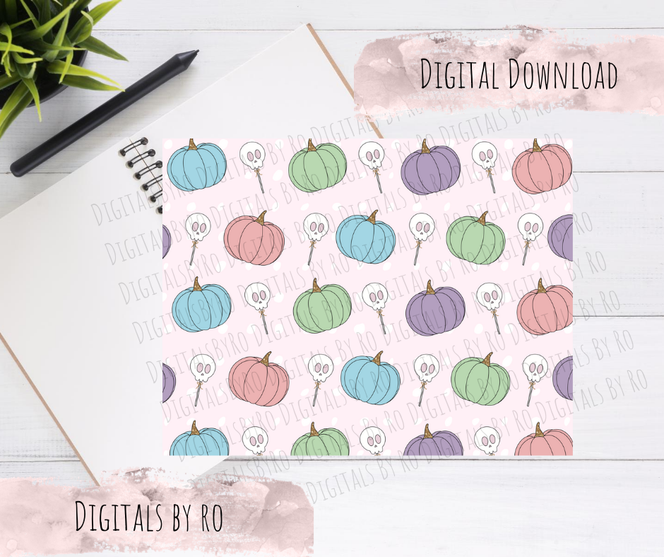 Pastel Pumpkin Paper
