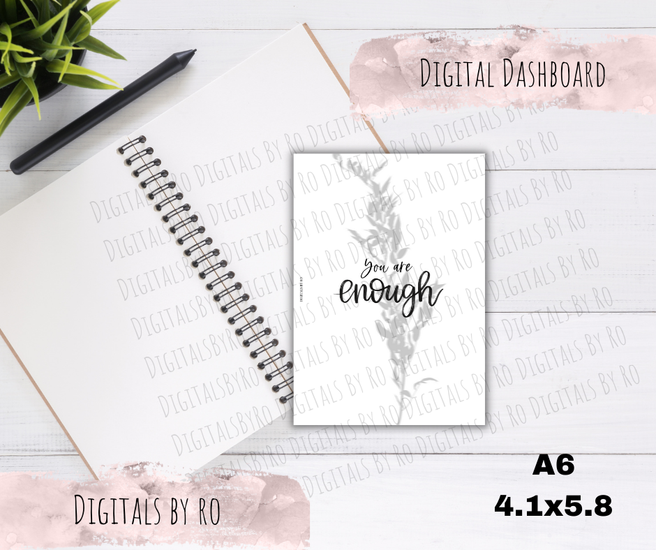 Enough Printable Dashboard