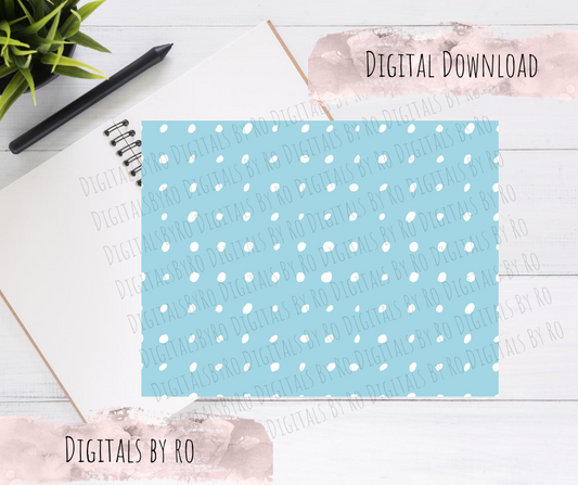 Baby Blue w/Dots Paper