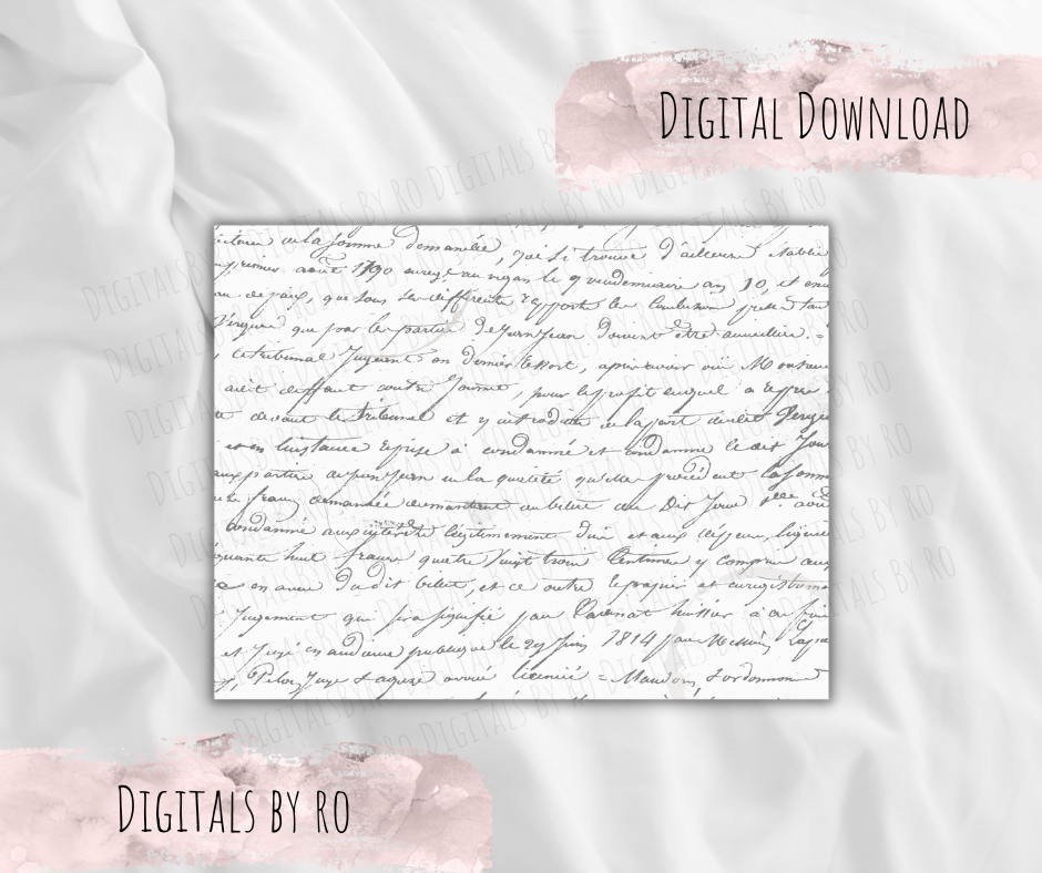 Old writing paper