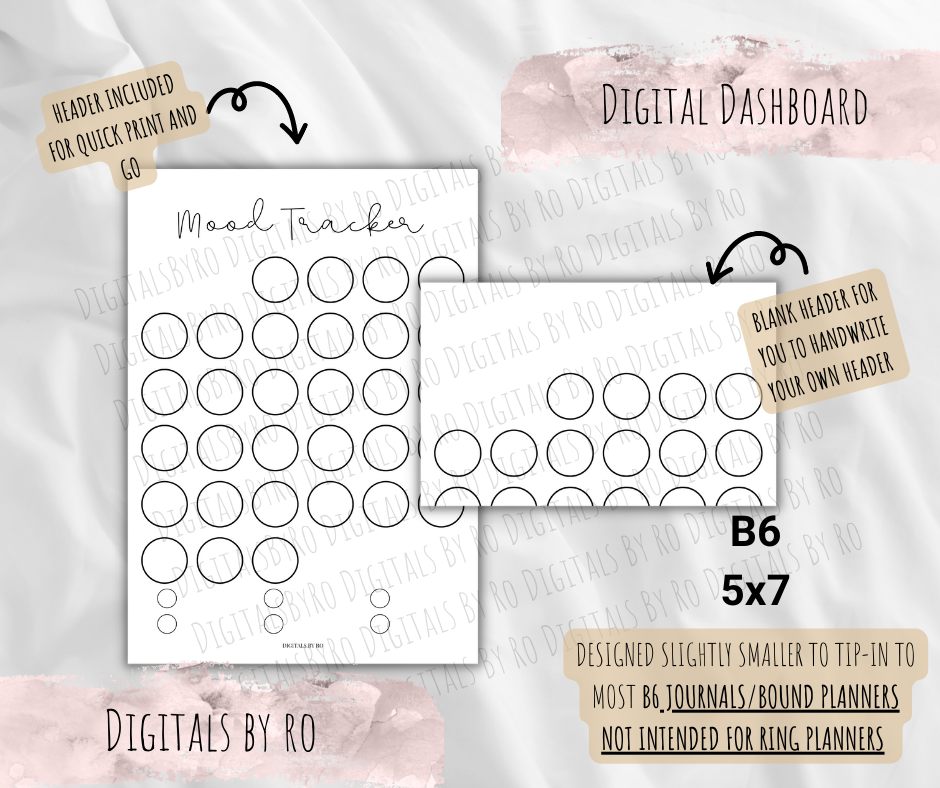 Minimal Mood Tracker Tip-in