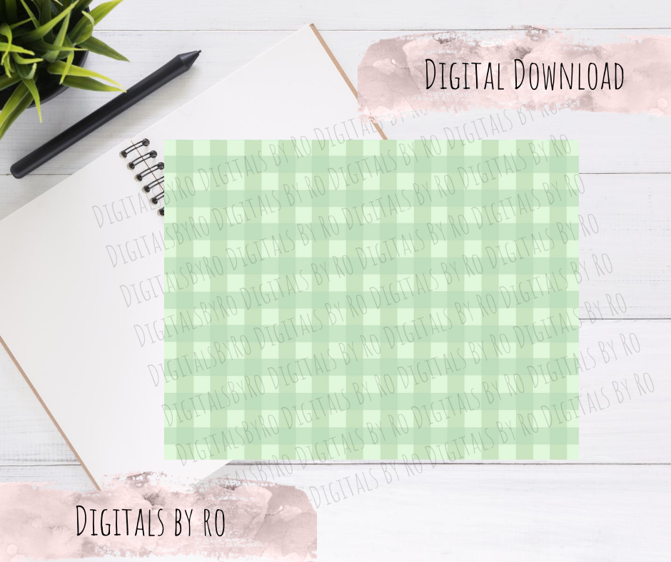 Green Gingham