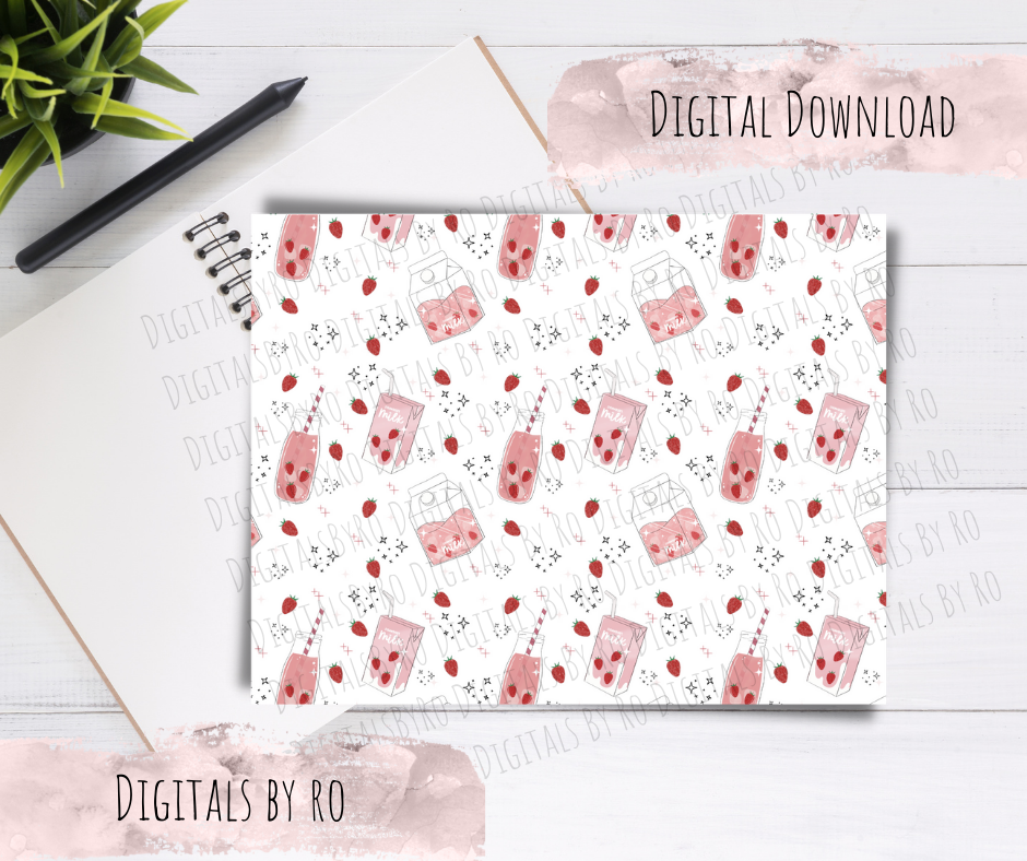 Strawberry Milk Vellum