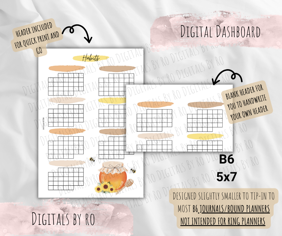 Honey Habit Tracker Tip-in