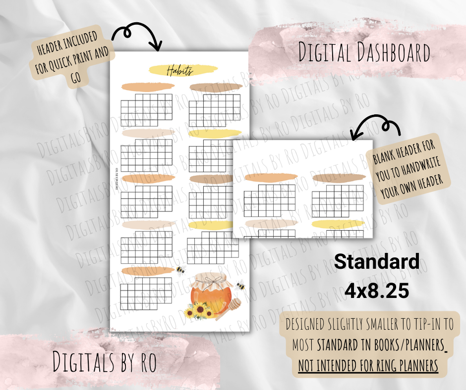 Honey Habit Tracker Tip-in