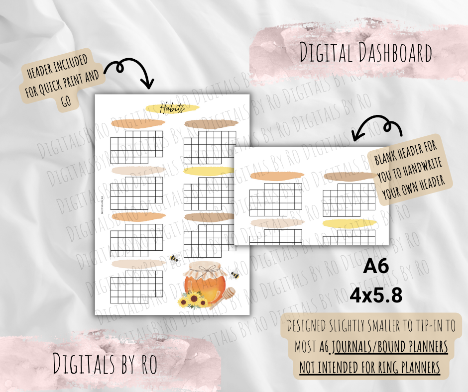 Honey Habit Tracker Tip-in