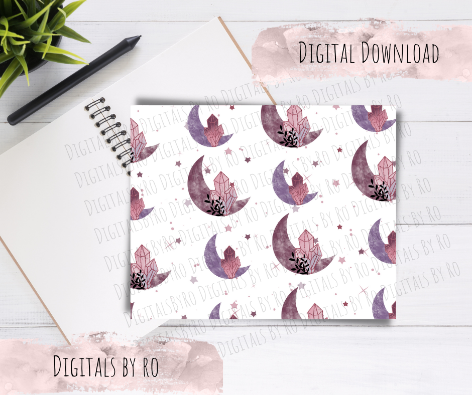 Moon and Crystal Vellum