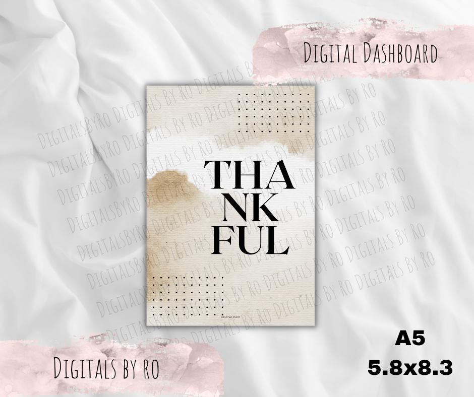 Thankful Dashboard