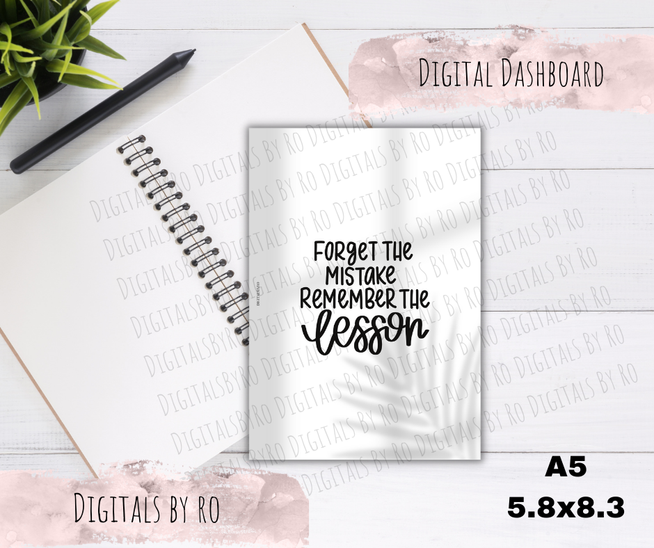 Lesson Printable Dashboard