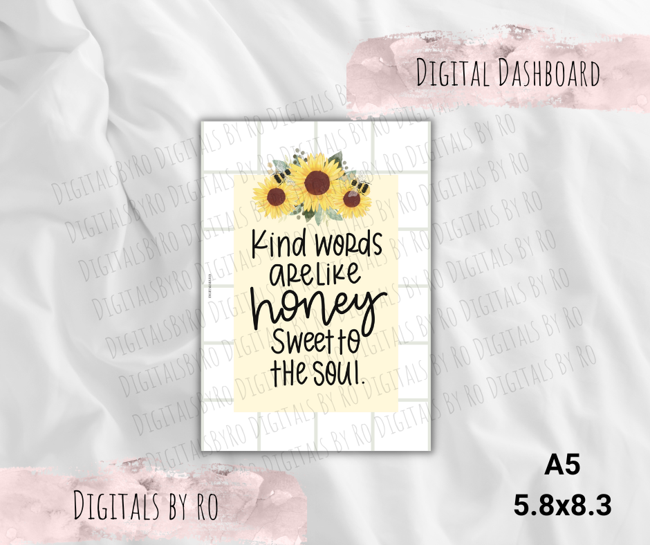 Kind Words Dashboard