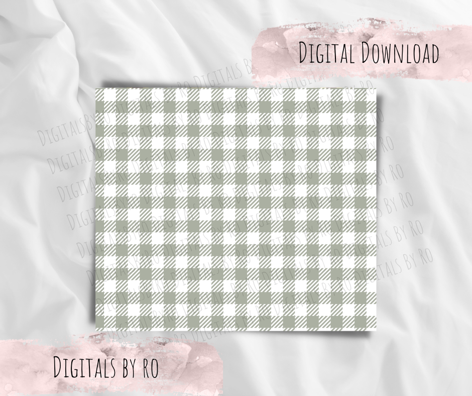 Sage Gingham
