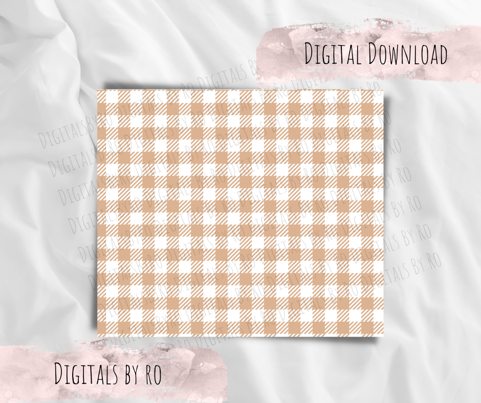 Rust Gingham