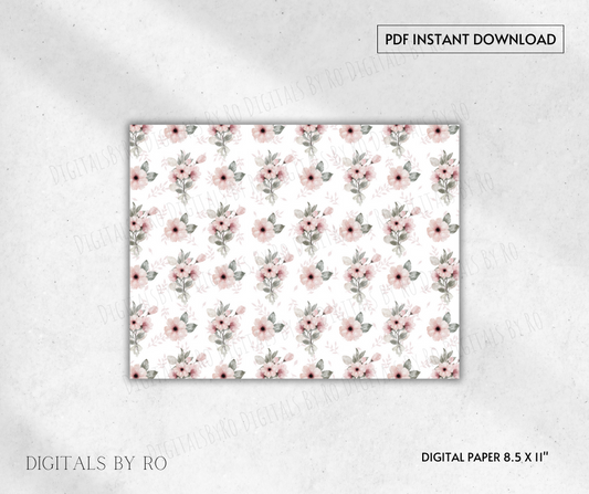 Shabby Blossom Vellum