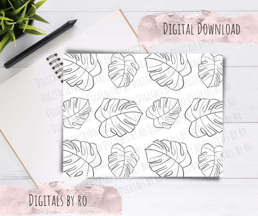 Monstera Vellum