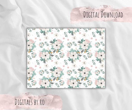 Cottage floral vellum