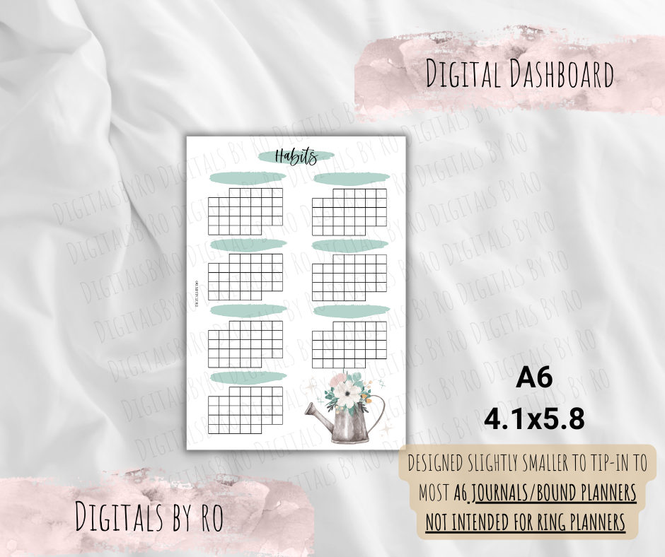 Floral Habit Tracker Tip-in