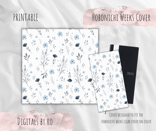 Blue Florals Hobo Weeks Cover
