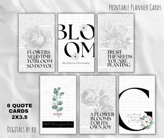 Growth Vertical Planner Cards