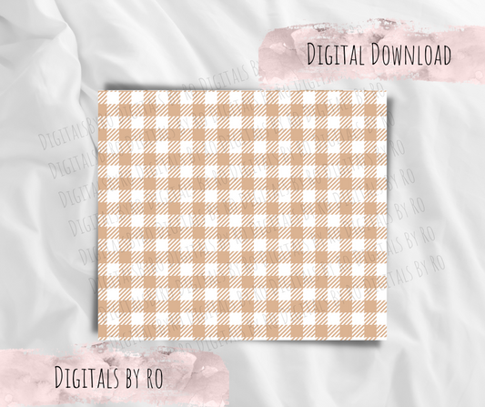 Rust Gingham