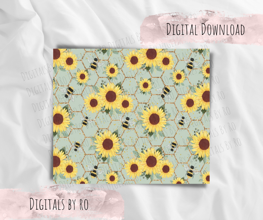 Sage & Sunflowers Paper